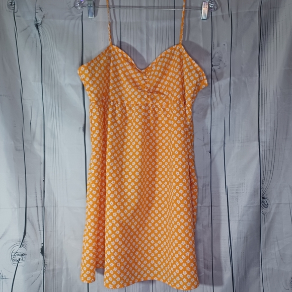 Divided Mini Floral Spaghetti Strap Sundress - Picture 1 of 10